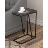 Coaster Furniture 931146 Chevron Rectangular Accent Table Rustic Grey